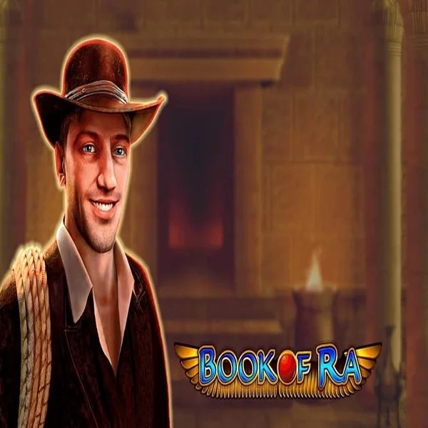 Slots logo of Book of Ra from Greentube at Winmasters Casino