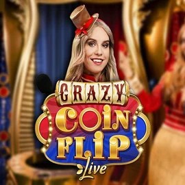 Crazy Coin Flip by Evolution, showcased at winmasterscasino.org – game logo