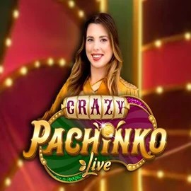 Official Live Casino logo: Crazy Pachinko by Evolution at Winmasters Casino