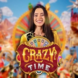 Live Casino logo of Crazy Time from Evolution at Winmasters Casino
