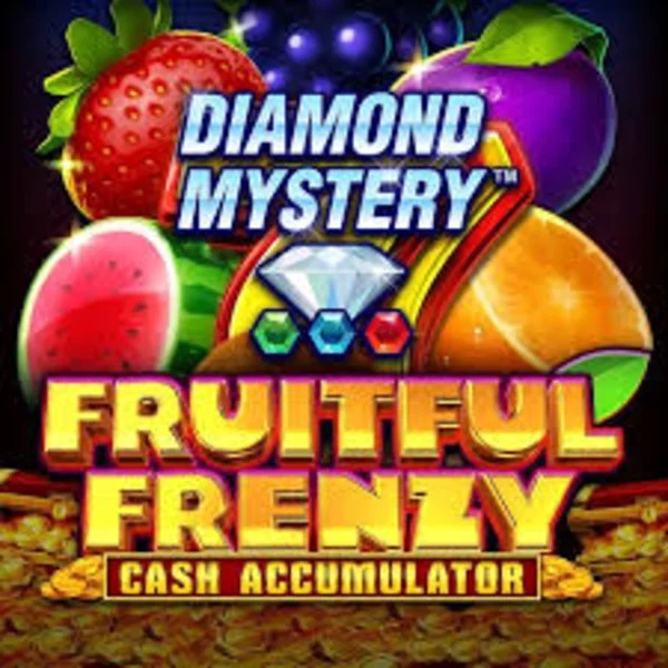 Diamond Mystery Fruitful Frenzy Cash Accumulator by Greentube, showcased at winmasterscasino.org – game logo