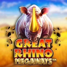Great Rhino Megaways by Pragmatic Play, showcased at winmasterscasino.org – game logo